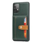 Samsung Galaxy A53 5G Θήκη Πράσινη Calfskin Color Matching TPU + PU Phone Case Green