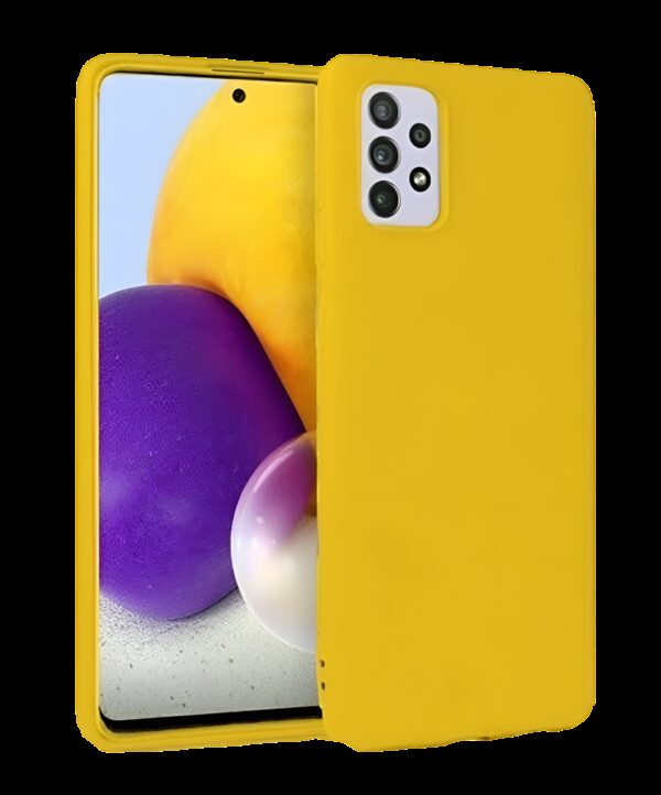 Forcell Samsung Galaxy A52 4G / A52 5G / A52s Matt Θήκη Σιλικόνης - Yellow