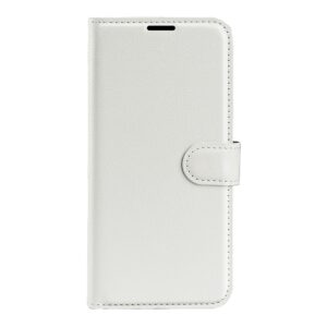 Xiaomi Poco M4 Pro 5G Θήκη Βιβλίο Λευκό Litchi Texture Horizontal Flip Protective Case White