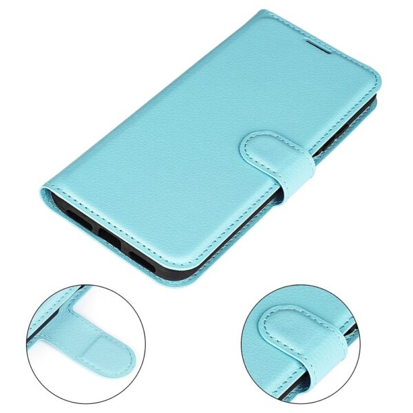 Xiaomi Poco M4 Pro 5G Θήκη Βιβλίο Μπλε Litchi Texture Horizontal Flip Protective Case Blue