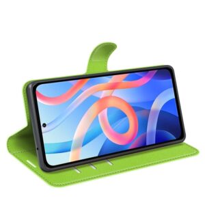 Xiaomi Poco M4 Pro 5G Θήκη Βιβλίο Πράσινο Litchi Texture Horizontal Flip Protective Case Green