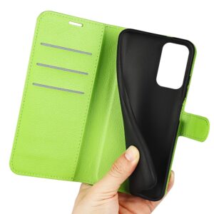 Xiaomi Poco M4 Pro 5G Θήκη Βιβλίο Πράσινο Litchi Texture Horizontal Flip Protective Case Green