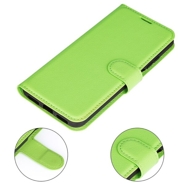 Xiaomi Poco M4 Pro 5G Θήκη Βιβλίο Πράσινο Litchi Texture Horizontal Flip Protective Case Green