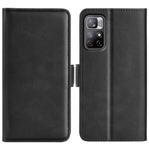 Xiaomi Poco M4 Pro 5G Θήκη Βιβλίο Μαύρο Dual-side Magnetic Buckle Horizontal Flip Case Black