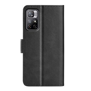 Xiaomi Poco M4 Pro 5G Θήκη Βιβλίο Μαύρο Dual-side Magnetic Buckle Horizontal Flip Case Black