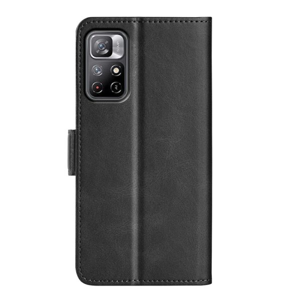 Xiaomi Poco M4 Pro 5G Θήκη Βιβλίο Μαύρο Dual-side Magnetic Buckle Horizontal Flip Case Black