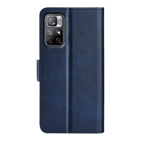 Xiaomi Poco M4 Pro 5G Θήκη Βιβλίο Σκούρο Μπλε Dual-side Magnetic Buckle Horizontal Flip Case Dark Blue