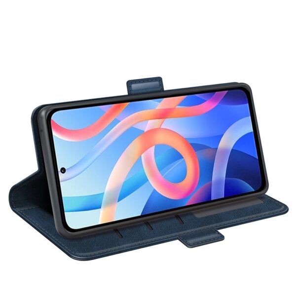 Xiaomi Poco M4 Pro 5G Θήκη Βιβλίο Σκούρο Μπλε Dual-side Magnetic Buckle Horizontal Flip Case Dark Blue
