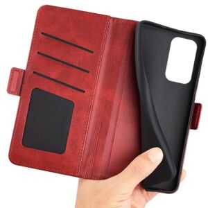 Xiaomi Poco M4 Pro 5G Θήκη Βιβλίο Κόκκινο Dual-side Magnetic Buckle Horizontal Flip Case Red