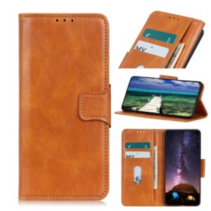 Xiaomi Poco M4 Pro 5G Θήκη Βιβλίο Καφέ Mirren Crazy Horse Texture Horizontal Flip Case Brown