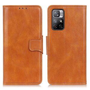 Xiaomi Poco M4 Pro 5G Θήκη Βιβλίο Καφέ Mirren Crazy Horse Texture Horizontal Flip Case Brown