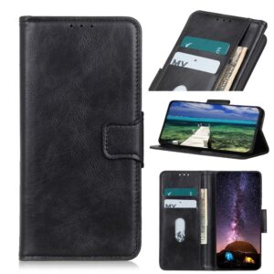 Xiaomi Poco M4 Pro 5G Θήκη Βιβλίο Μαύρο Mirren Crazy Horse Texture Horizontal Flip Case Black