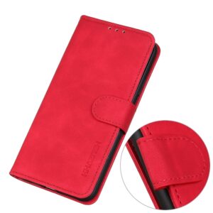 Xiaomi Poco M4 Pro 5G Θήκη Βιβλίο Κόκκινο KHAZNEH Retro Texture Horizontal Flip Phone Case Red