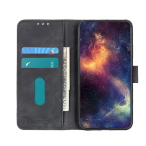 Xiaomi Poco M4 Pro 5G Θήκη Βιβλίο Μαύρο KHAZNEH Retro Texture Horizontal Flip Phone Case Black