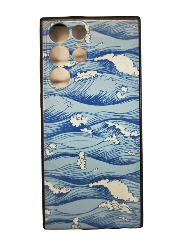 Samsung Galaxy S22 Ultra 5G Θήκη Σιλικόνης Κύματα Silicone Case