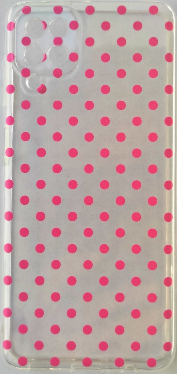 Samsung Galaxy A12 / M12 Θήκη Σιλικόνης Ροζ Σχέδιο Silicone Case