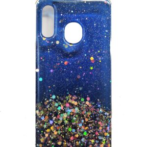 Samsung Galaxy A40 Θήκη Σιλικόνης Μπλε Vennus Brilliant Clear Case Navy