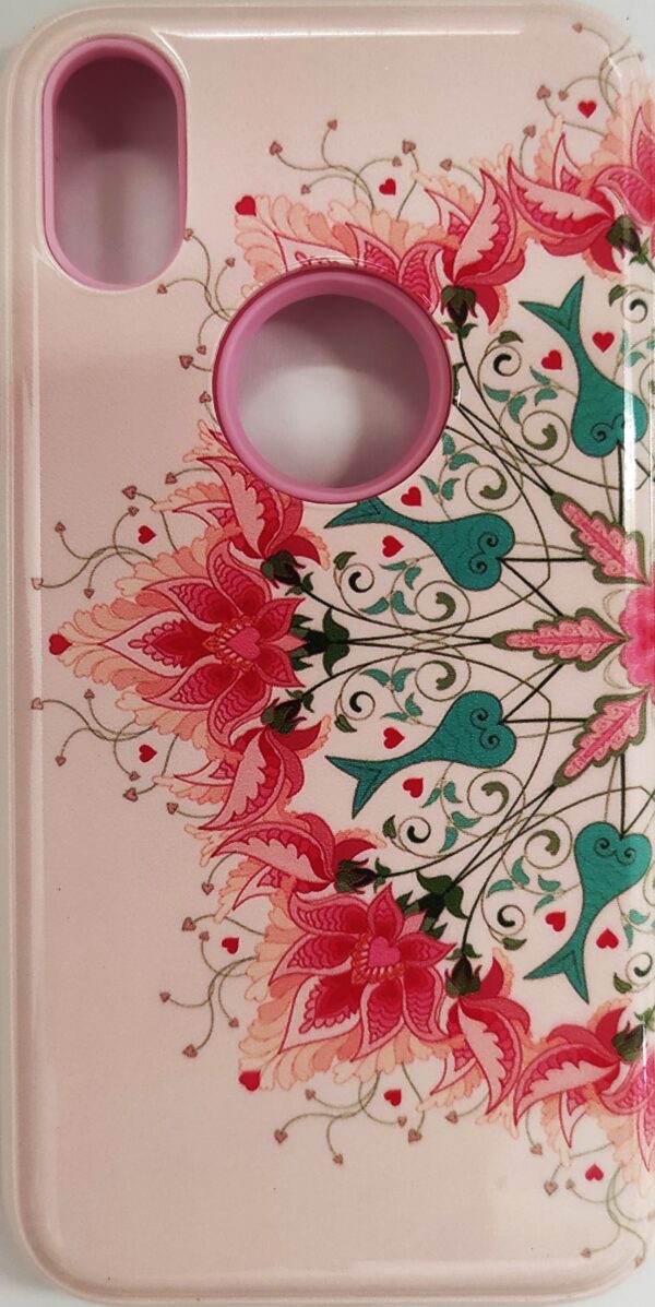 iPhone X / XS Σκληρή Θήκη Σιλικόνης Λουλούδια Silicone Case Design 5