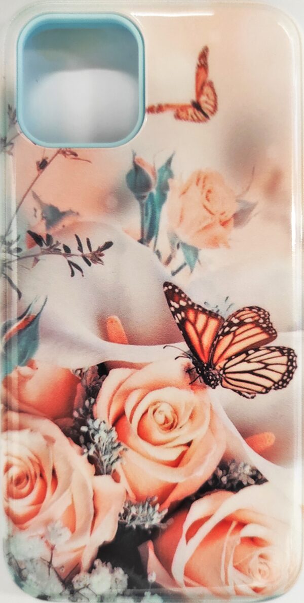 iPhone 11 Pro Σκληρή Θήκη Σιλικόνης Λουλούδια Silicone Case Design 6