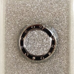 iPhone 11 Pro Θήκη Σιλικόνης Ασημί Glitter Soft Cover Case With Ring Kickstand