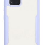 Forcell Samsung Galaxy A41 Shockproof Θήκη με Πλαίσιο Σιλικόνης Διάφανη - Purple