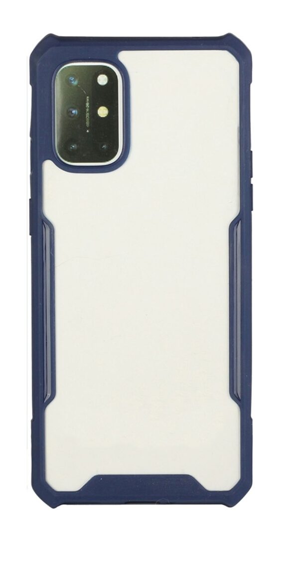 Forcell Xiaomi Redmi 9T / Xiaomi Poco M3 Θήκη με Πλαίσιο Σιλικόνης Διάφανη - Dark Blue