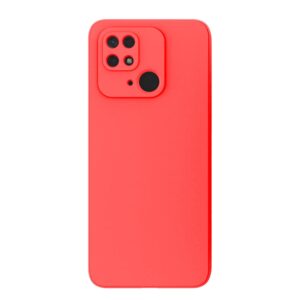 Xiaomi Redmi 10C Θήκη Σιλικόνης Κόκκινη Soft Touch Silicone Rubber Soft Case Red