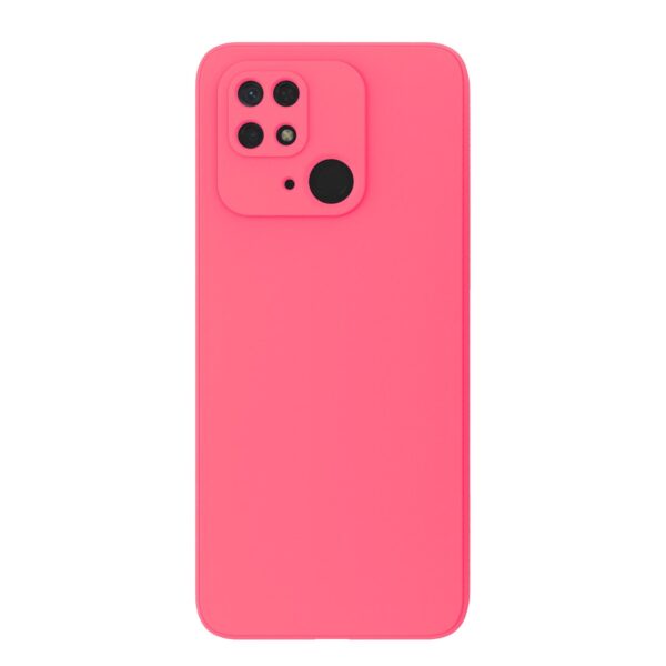 Xiaomi Redmi 10C Θήκη Σιλικόνης Φούξια Soft Touch Silicone Rubber Soft Case Fuchsia