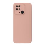 Xiaomi Redmi 10C Θήκη Σιλικόνης Καφέ Soft Touch Silicone Rubber Soft Case Coffee