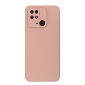 Xiaomi Redmi 10C Θήκη Σιλικόνης Καφέ Soft Touch Silicone Rubber Soft Case Coffee