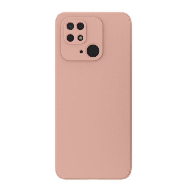 Xiaomi Redmi 10C Θήκη Σιλικόνης Καφέ Soft Touch Silicone Rubber Soft Case Coffee