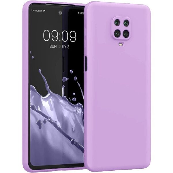 Xiaomi Redmi Note 9S / 9 Pro / 9 Pro Max Θήκη Σιλικόνης Μωβ Soft Touch Silicone Rubber Soft Case Purple