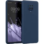 Xiaomi Redmi Note 9S / 9 Pro / 9 Pro Max Θήκη Σιλικόνης Μπλε Soft Touch Silicone Rubber Soft Case Navy