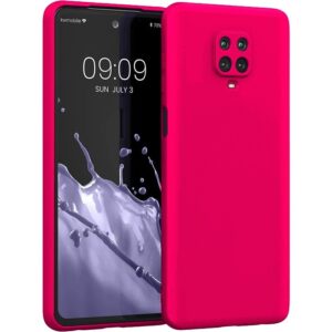 Xiaomi Redmi Note 9S / 9 Pro / 9 Pro Max Θήκη Σιλικόνης Φούξια Soft Touch Silicone Rubber Soft Case Fuchsia