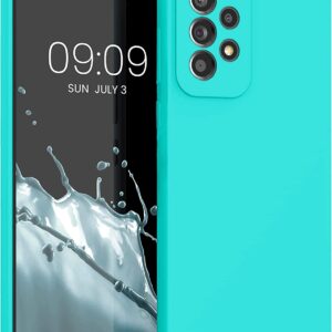 Samsung Galaxy A33 5G Θήκη Σιλικόνης Βεραμάν Soft Touch Silicone Rubber Soft Case Mint