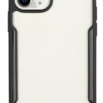 Forcell iPhone 12 Pro Max Θήκη Με Πλαίσιο Σιλικόνης Διάφανη - Black