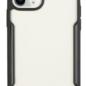 Forcell iPhone 12 Pro Max Θήκη Με Πλαίσιο Σιλικόνης Διάφανη - Black