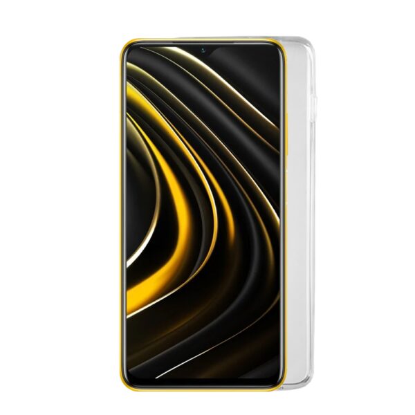 Xiaomi Redmi 9T / Xiaomi Poco M3 Θήκη Σιλικόνης Διάφανη Lime Slimclear TPU Camera Guard Silcone Case Transparent