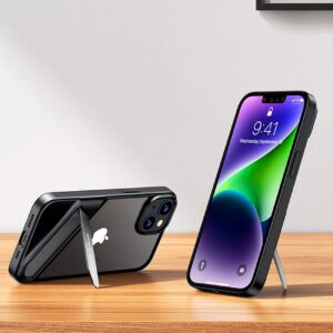 iPhone 14 Θήκη Ugreen LP633 Kickstand Protective Case Hard Cover with Gel Frame and Built-in Stand Black (90924)