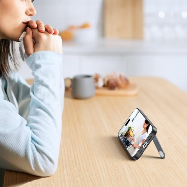 iPhone 14 Pro Θήκη Ugreen LP635 Kickstand Protective Case Hard Cover with Gel Frame and Built-in Stand Black (90926)