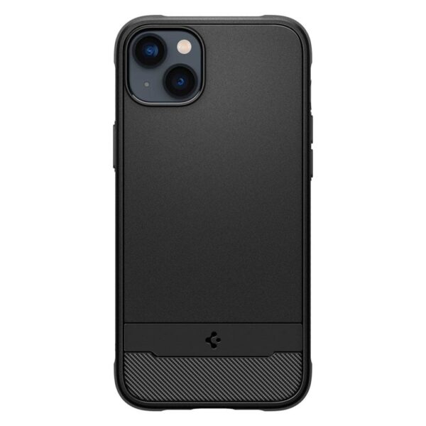 iPhone 14 Plus Θήκη Μαύρη Spigen Rugged Armor Magsafe Back Cover Matte Black ACS04890