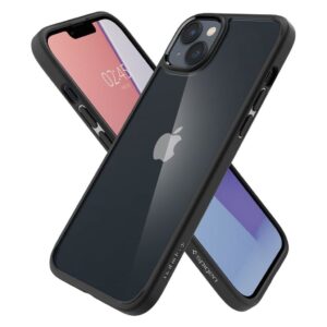 iPhone 14 Plus Θήκη Διάφανη - Μαύρη Spigen Ultra Hybrid Back Cover Matte Black ACS04895