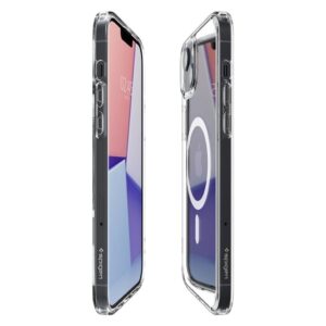 iPhone 14 Θήκη Διάφανη - Λευκή Spigen Ultra Hybrid Magsafe Back Cover ΅΅White