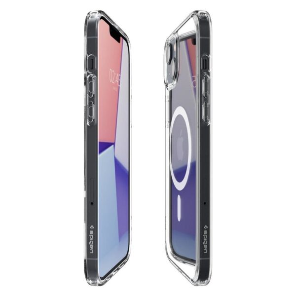 iPhone 14 Θήκη Διάφανη - Λευκή Spigen Ultra Hybrid Magsafe Back Cover ΅΅White