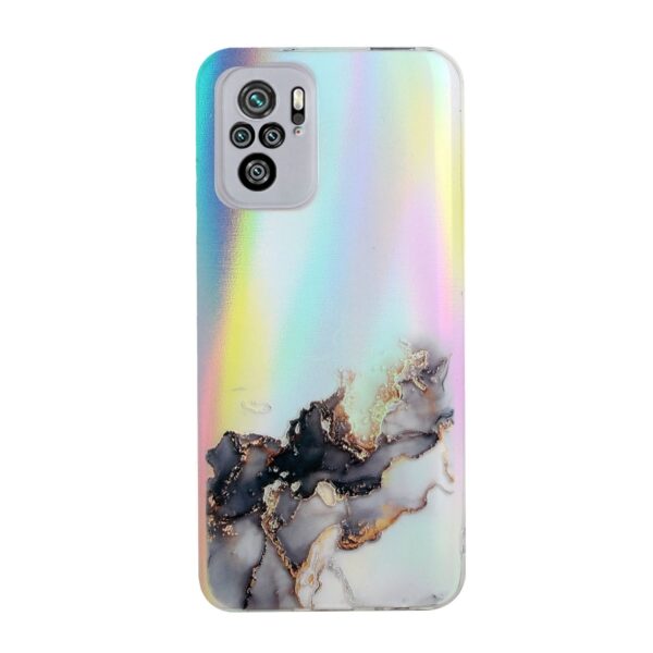 Xiaomi Redmi Note 10 4G / Note 10S / Poco M5s Θήκη Σιλικόνης Μάρμαρο Μαύρο Laser Marble Pattern Clear TPU Shockproof Protective Xiaomi Redmi Note 10 4G / Note 10S / Poco M5s Θήκη Σιλικόνης Μάρμαρο Μαύρο Laser Marble Pattern Clear TPU Shockproof Protective