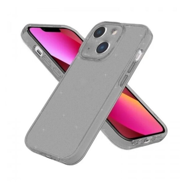 Forcell iPhone 14 Plus Shining Θήκη Σιλικόνης - Black