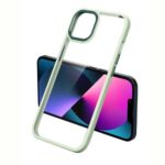 Forcell iPhone 14 Shockproof Θήκη Με Πλαίσιο Σιλικόνης Διάφανη - Matcha Green