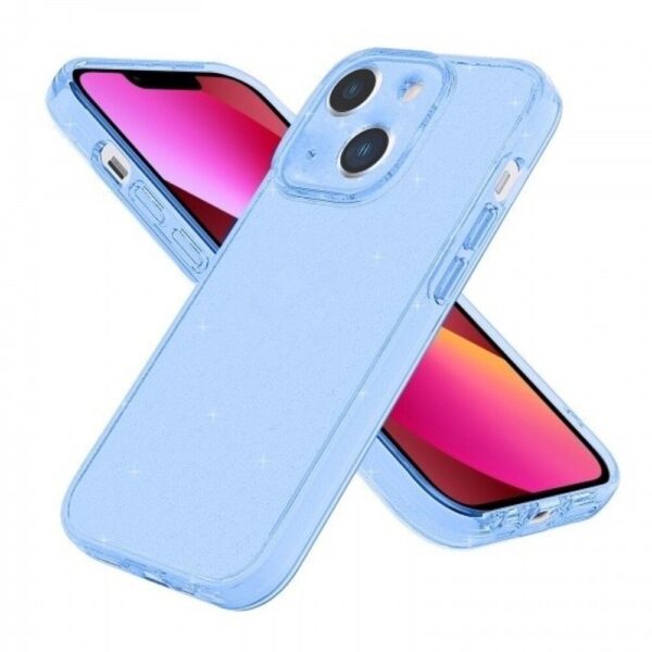 Forcell iPhone 14 Shining Θήκη Σιλικόνης - Sky Blue Forcell iPhone 14 Shining Θήκη Σιλικόνης - Sky Blue