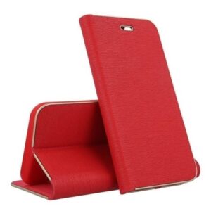 Tel1 Samsung Galaxy A03s Frame Θήκη Βιβλίο - Red