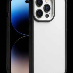 Forcell iPhone 14 Pro Max Charming Pupil Shockproof Θήκη Με Πλαίσιο Σιλικόνης Διάφανη - Black